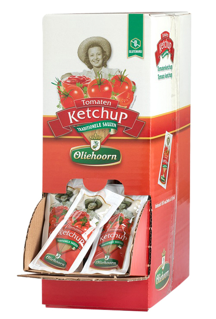 Tomatenketchup Oliehoorn sachet 150x15ml