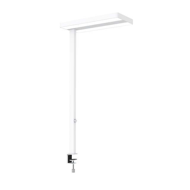 Werkplek tafelklem MAUL Javal LED dimbaar hg 120cm wit