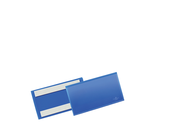 Documenthoes Durable zelfklevend 150x67mm blauw