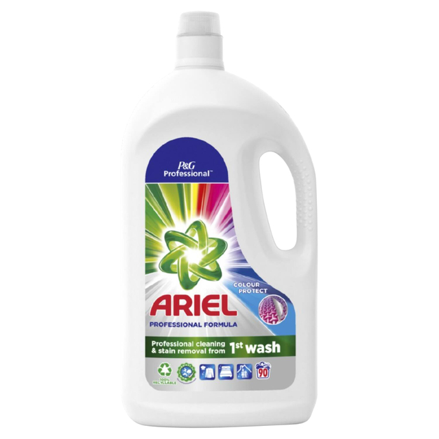 Wasmiddel Ariel Professional vloeibaar Color 4.05 liter 90 scoops