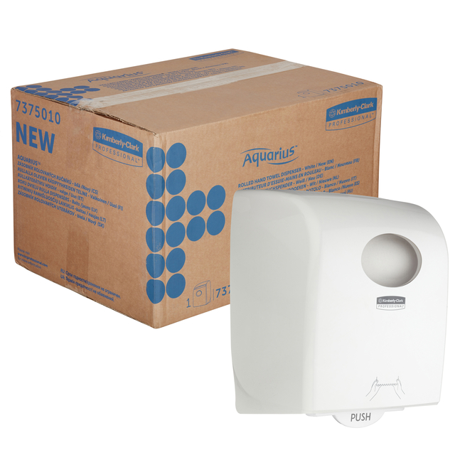 Handdoekroldispenser Aquarius wit 7375