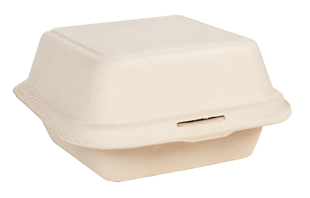 Hamburgerbox IEZZY Maxi IP suikerriet beige 50 stuks