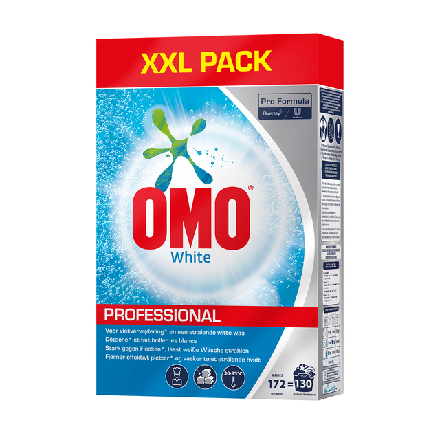 Wasmiddel Omo Pro Formula poeder wit 8.4kg 130 scoops