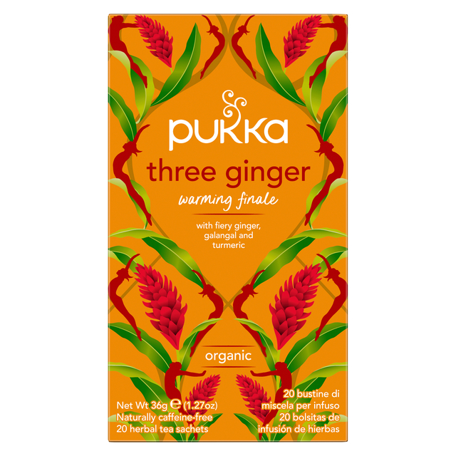 Thee Pukka ginger 20 zakjes