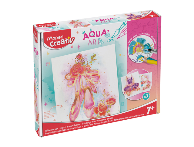 Hobbyset Maped Creativ Aqua’Art ballet 14-delig assorti