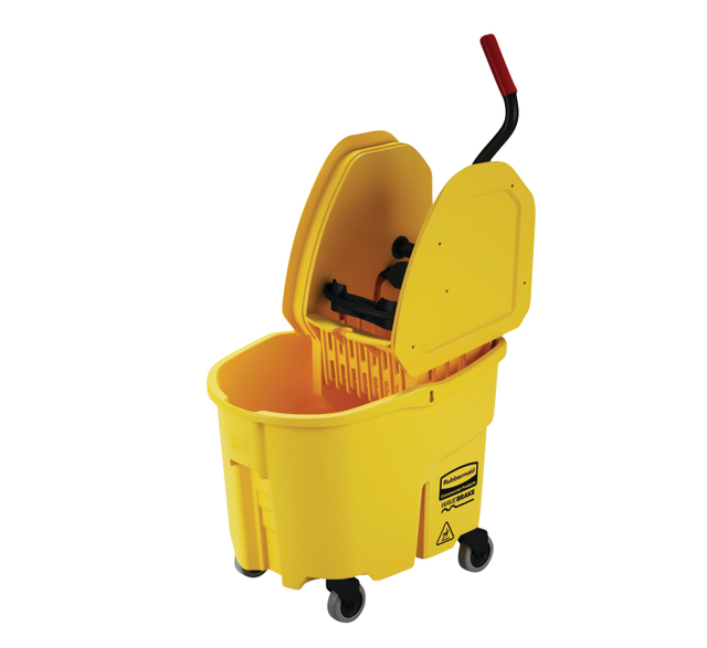 Mopemmer Rubbermaid Wavebrake met wringer 33liter geel