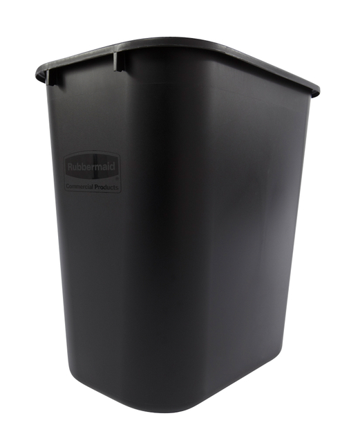 Afvalbak Rubbermaid medium 26liter zwart