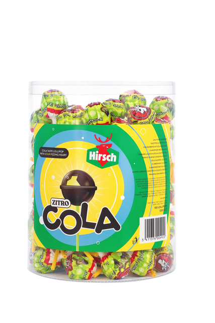 Lolly Hirsch cola/citroen 100×12 gram