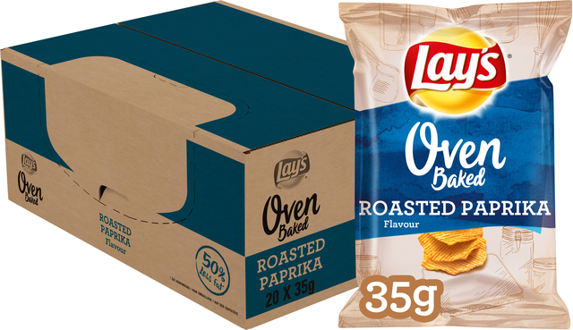 Chips Lay’s Oven roasted paprika zakje 35gr