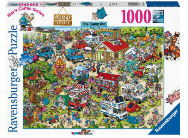 Puzzel Ray Comics Holiday resort 1 The campsite 1000 stukjes