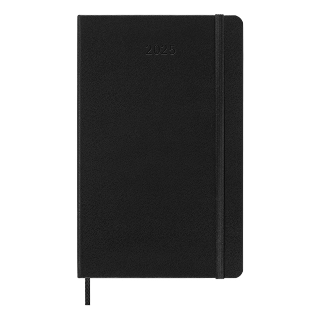 Agenda 2025 Moleskine 12M Planner Weekly 7dagen/2pagina’s large hc black