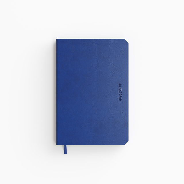 Notitieboek de KEMPEN Blue Note 110x160mm blanco 160 pagina’s 90gr blauw