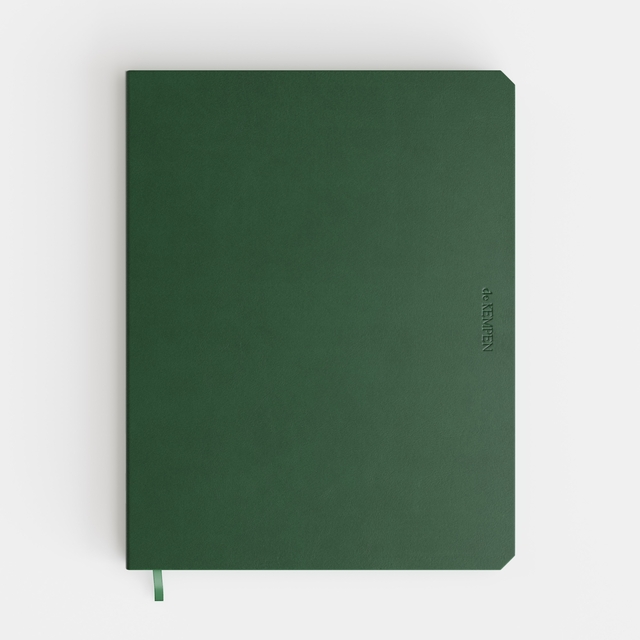 Notitieboek de KEMPEN Origin 171x220mm blanco 192 pagina’s 90gr groen