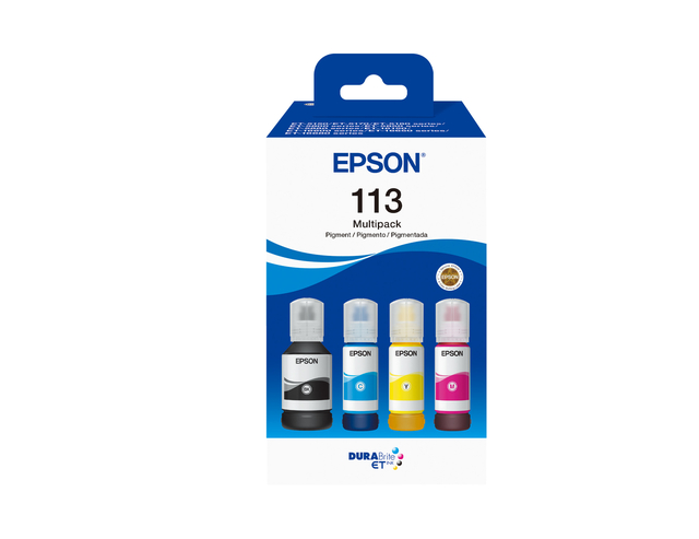 Navulinkt Epson 113 EcoTank zwart + 3 kleuren