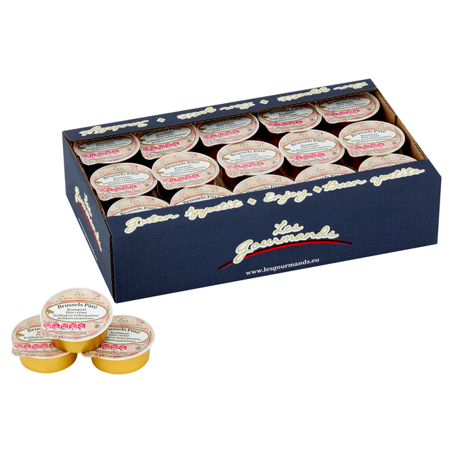 Roompaté Les Gourmands Brussels 45×25 gram cupjes