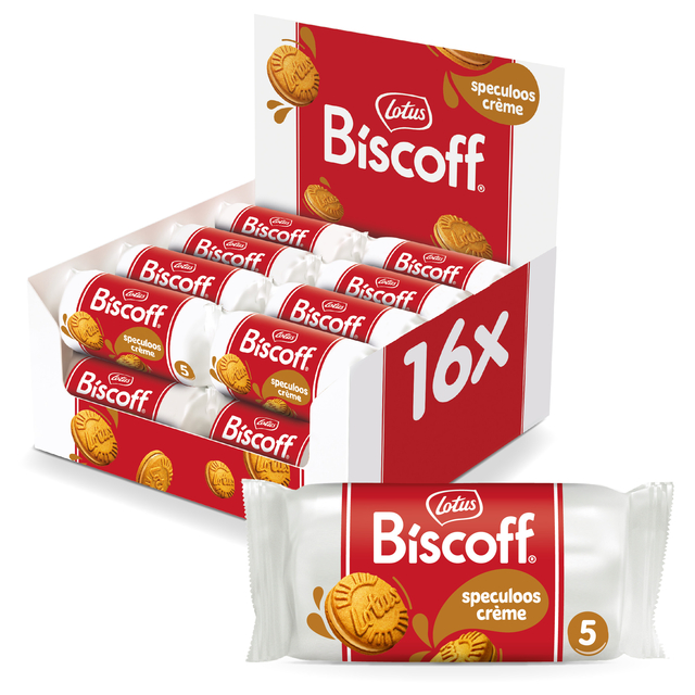 Koekjes Lotus Biscoff sandwich speculooscreme 5 stuks