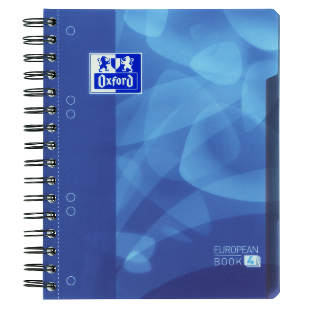 Projectboek Oxford School A5+ lijn 6-gaats 240 pagina’s 80gr blauw