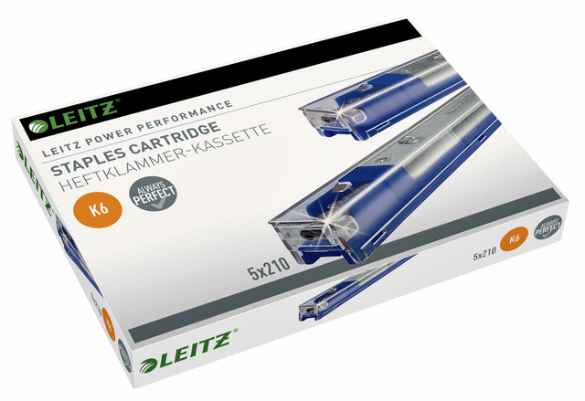 Nieten Leitz cartridge K6 5×210 stuks