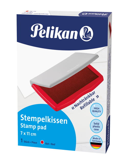 Stempelkussen Pelikan 2E 110x70mm rood