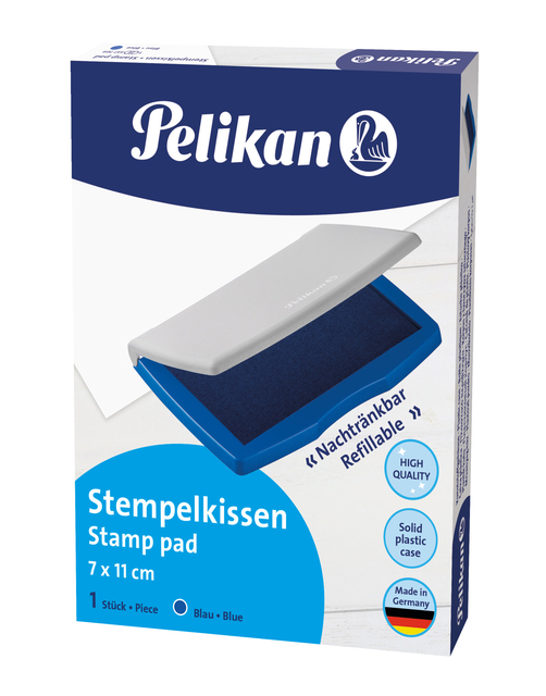 Stempelkussen Pelikan 2E 110x70mm blauw