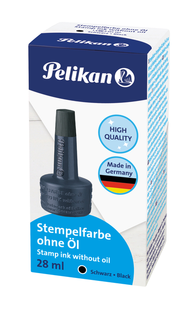 Stempelinkt Pelikan flacon 28ml zwart