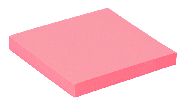 Memoblok Quantore 76x76mm roze