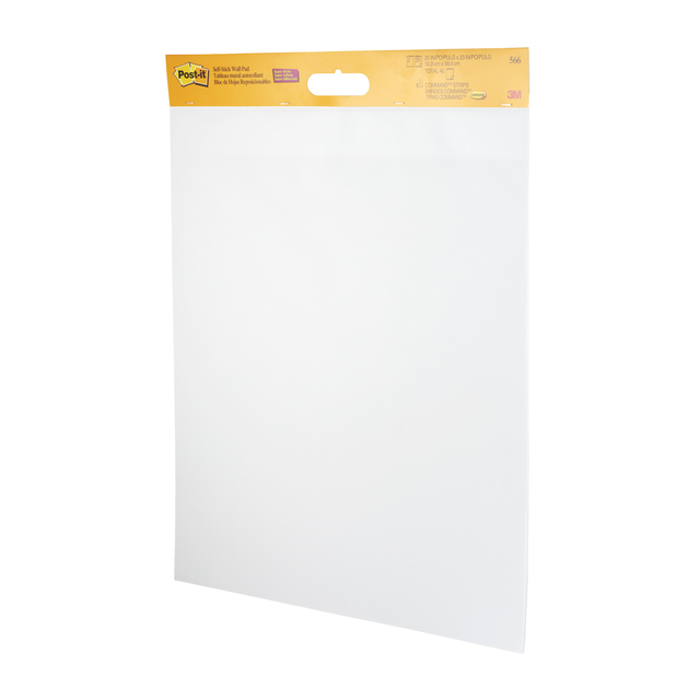 Meeting chart Post-it 566 Super Sticky 50.8×58.4cm wit incl Command bevestigingsstrip