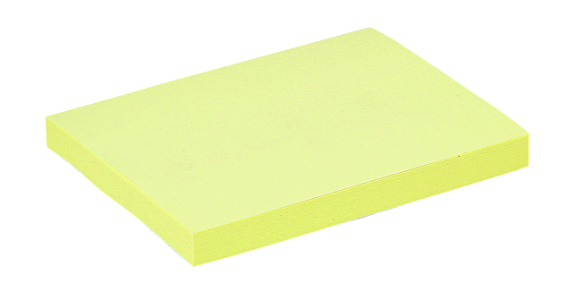 Memoblok Quantore 76x101mm geel