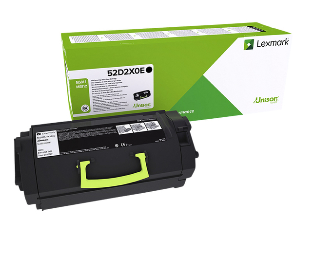 Tonercartridge Lexmark 52D2XOE prebate zwart