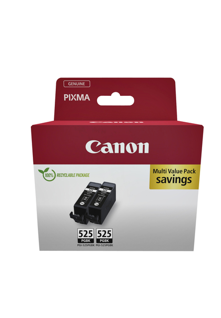 Inktcartridge Canon PGI-525 zwart 2x