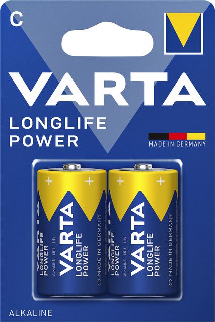 Batterij Varta Longlife Power 2xC