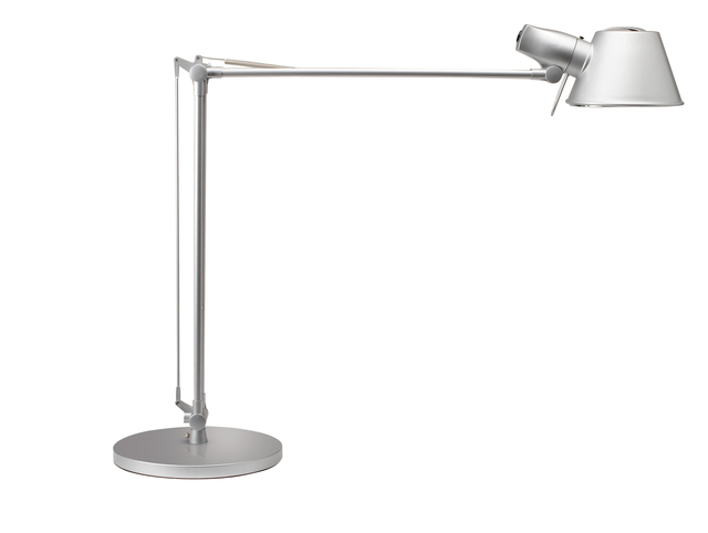 Bureaulamp MAUL Rock LED voet zilvergrijs