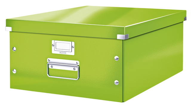 Opbergbox Leitz WOW Click & Store 369x200x482mm groen