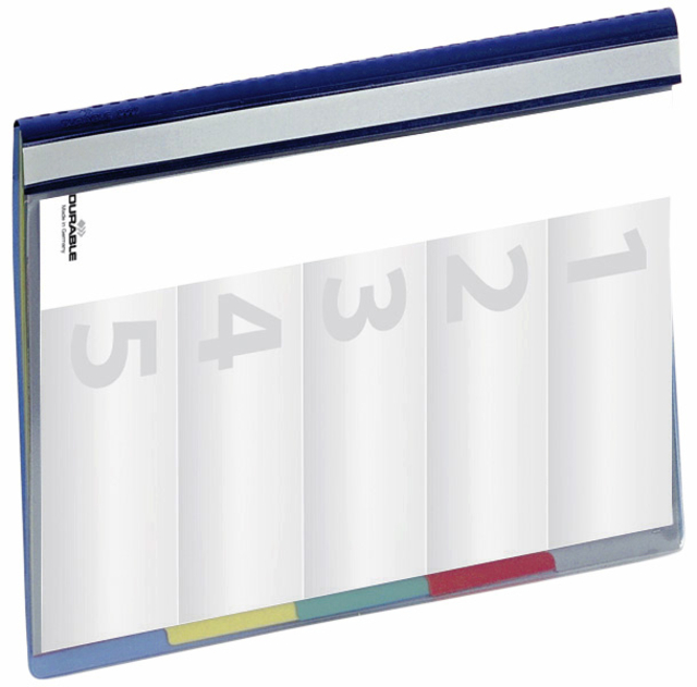 Organisatiemap Durable Divisoflex A4 blauw