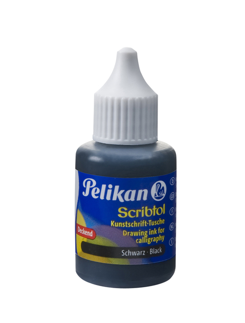 Oostindische inkt Pelikan flacon 30ml zwart