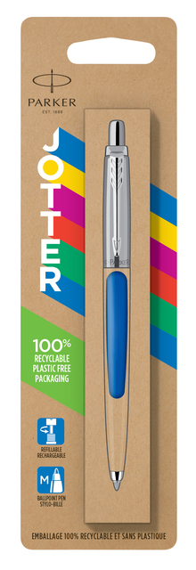 Balpen Parker Jotter Original blue CT medium blister à 1 stuk