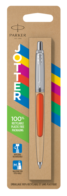 Balpen Parker Jotter Original orange CT medium blister à 1 stuk