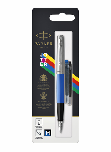 Vulpen Parker Jotter Original CT M blauw blister à 1 stuk