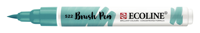 Brushpen Talens Ecoline 522 turquoiseblauw