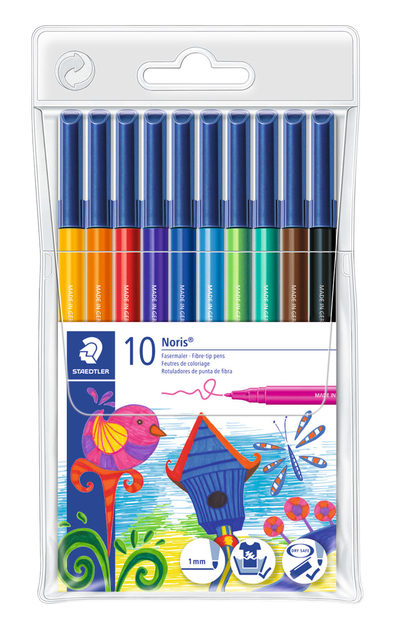 Viltstift Staedtler 326 10stuks assorti