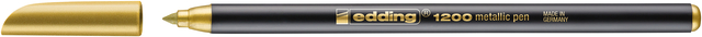 Fineliner edding 1200 053 fijn metallic goud