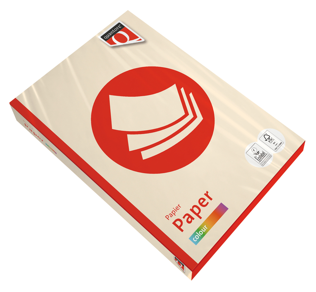 Kopieerpapier Quantore Colour A4 160gr creme 250vel