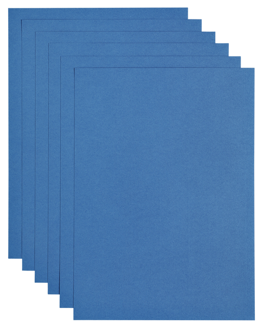 Kopieerpapier Papicolor A4 100gr 12 vel donkerblauw