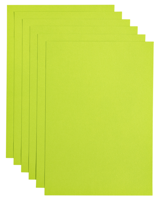 Kopieerpapier Papicolor A4 200gr 6 vel appelgroen