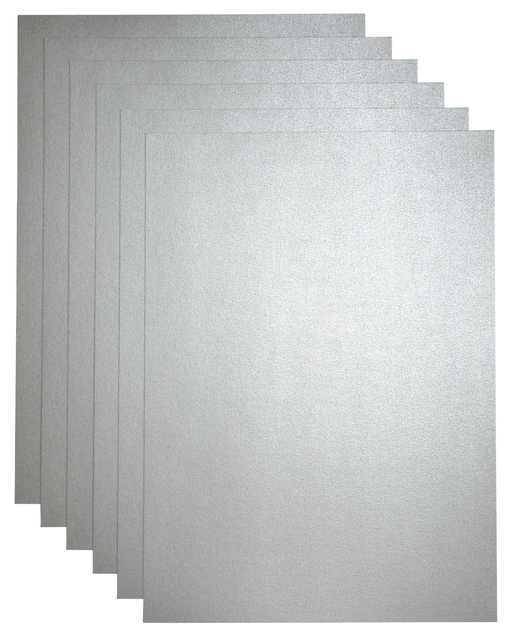 Kopieerpapier Papicolor A4 120gr 6 vel metallic zilver