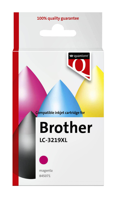 Inktcartridge Quantore alternatief tbv Brother LC-3219XL rood