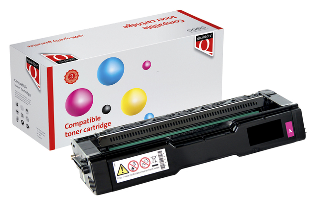 Toner Quantore alternatief tbv Ricoh 407545 rood