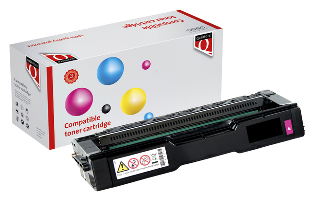 Toner Quantore alternatief tbv Ricoh 407718 rood