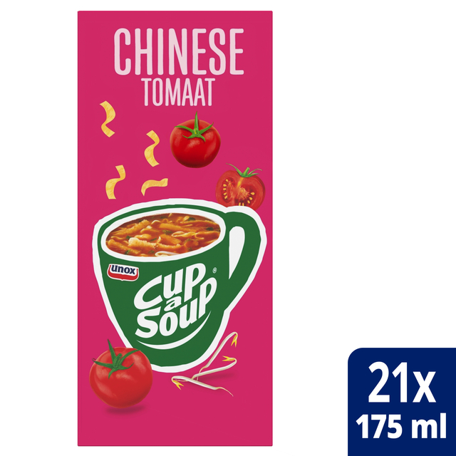 Cup-a-Soup Unox Chinese tomaten 21x175ml