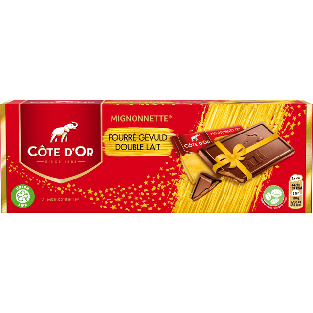 Chocolade Cote d’Or mignonnette melk 24×10 gram